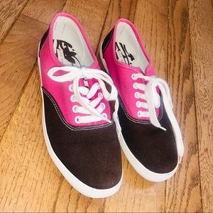 City Sneaks pink & brown women's sneakers shoes 7